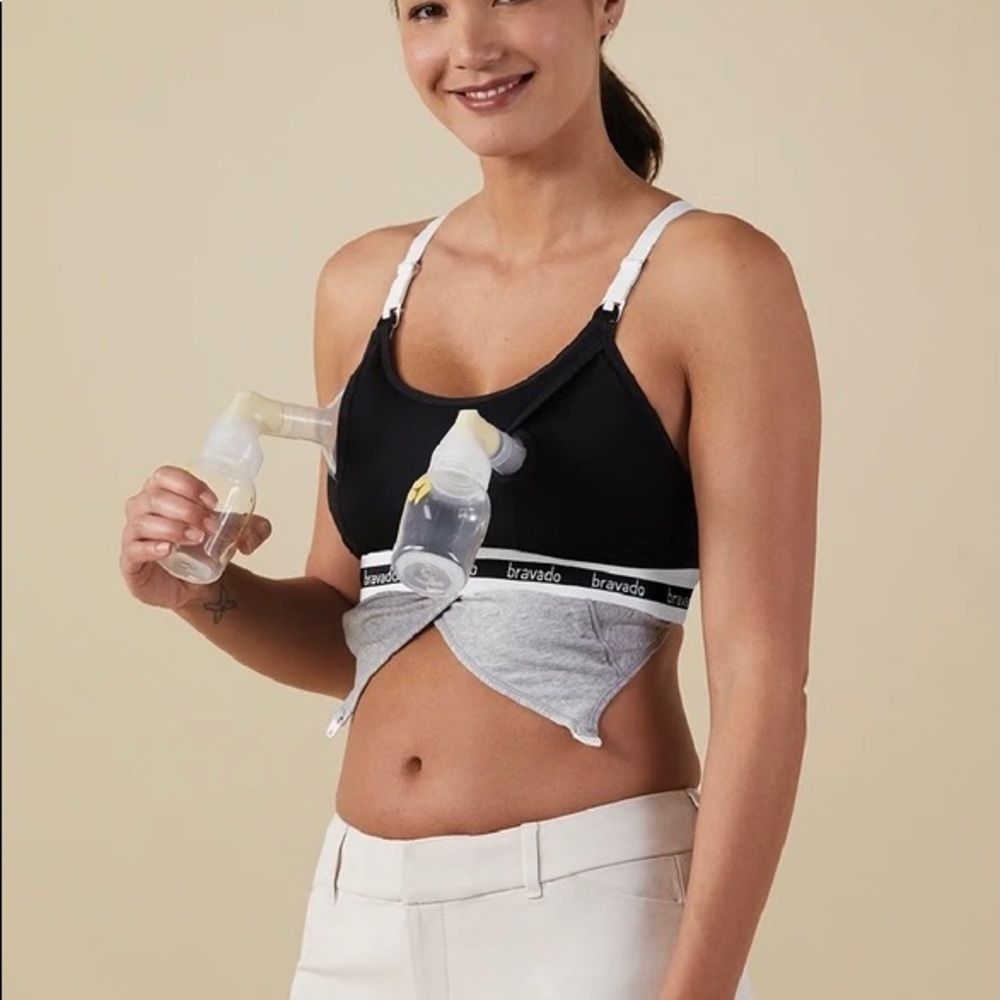 Clip and Pump Hands-Free Nursing Bra Accessory